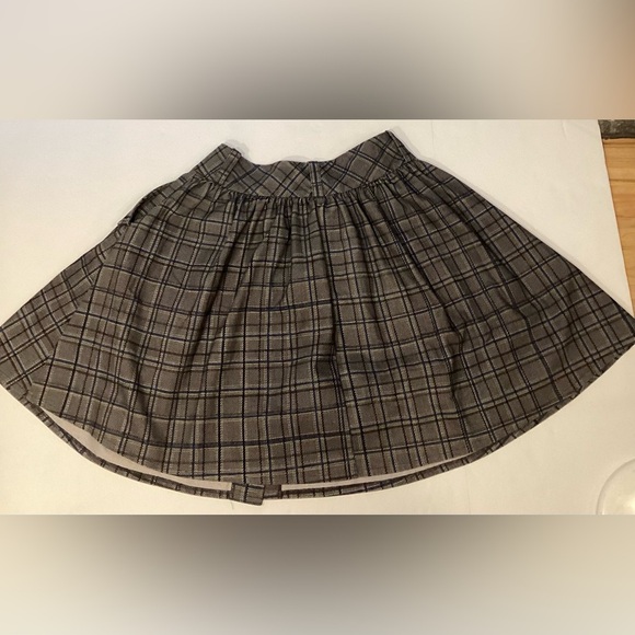 body bag by Jude plaid circle skirt, 95% Cotton, Button Up Lg - Picture 5 of 10